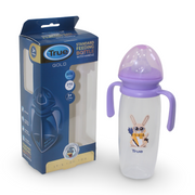 True Gold Series Standard Feeding Bottle with Handles 3m+ 270ml – Purple