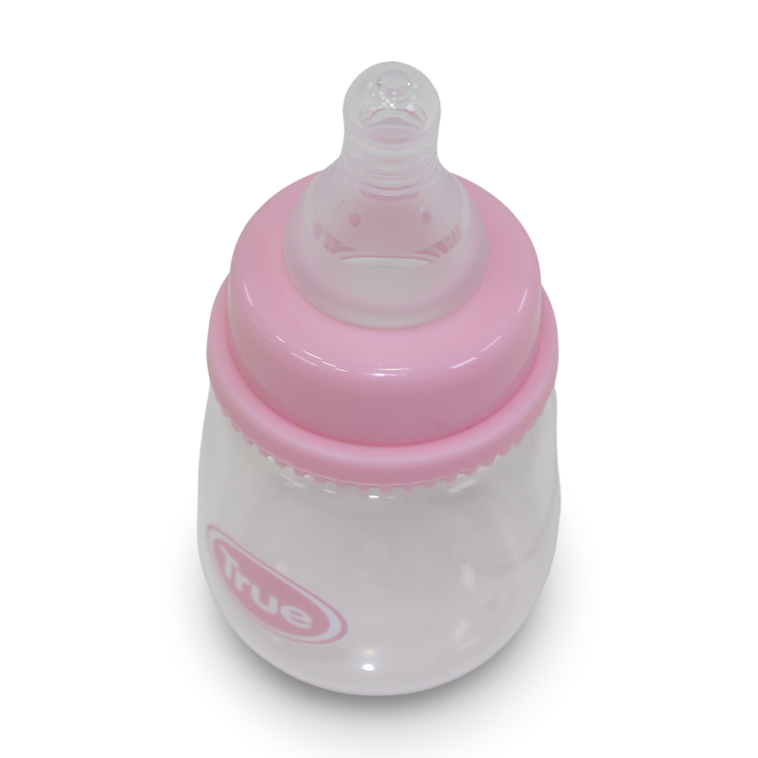 True Feeding Bottle 60ml Mushroom – Pink