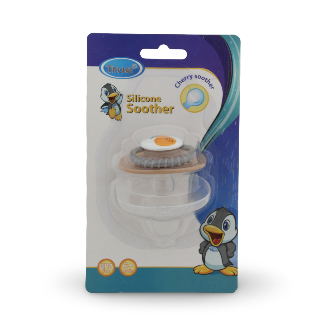True Silicone Cherry Soother 6m+ - Baby Essentials