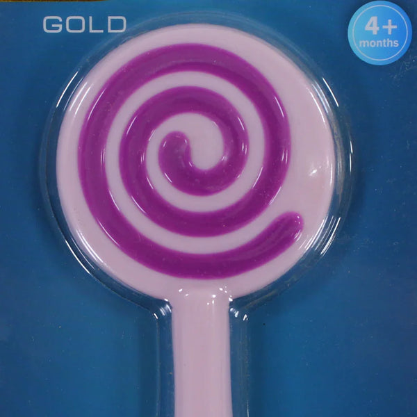 True Gold Silicone Teether – Purple Candy