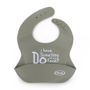 True Gold Silicone Baby Bib – Olive