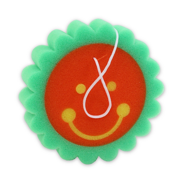 True Baby Bath Sponge – Green & Orange
