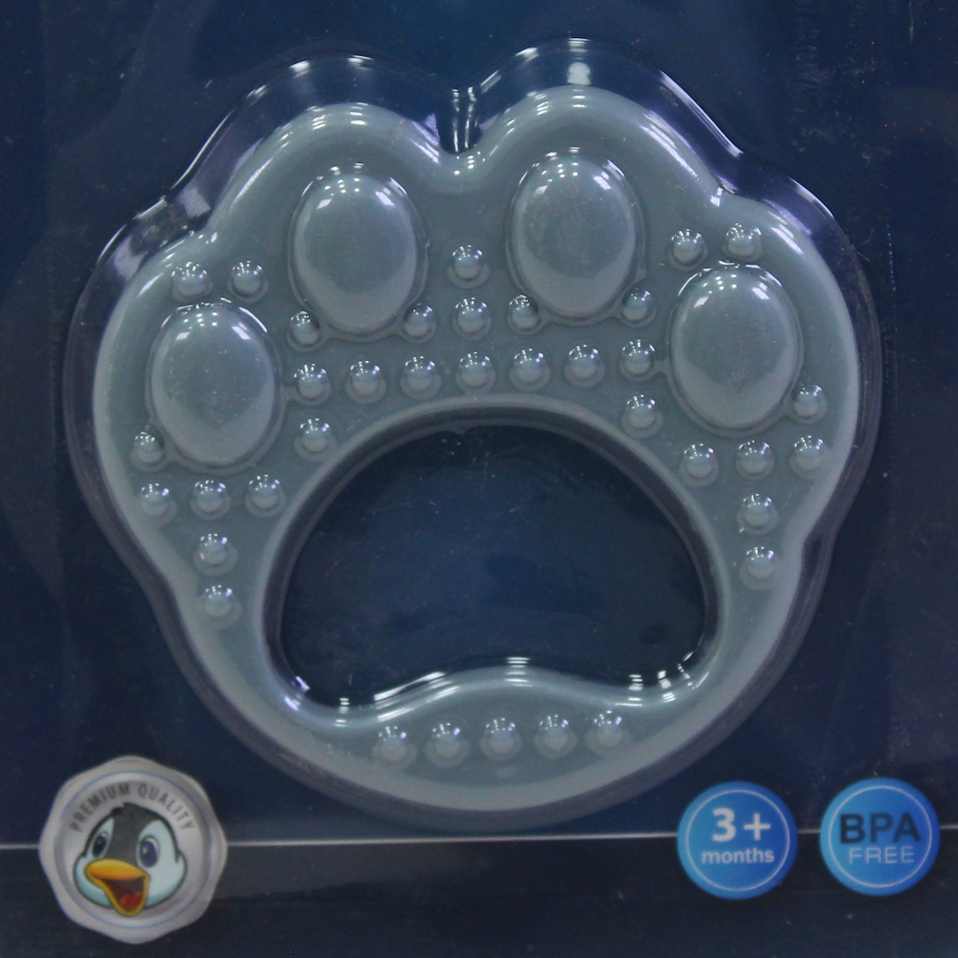 True Gold Silicone Teether – Grey