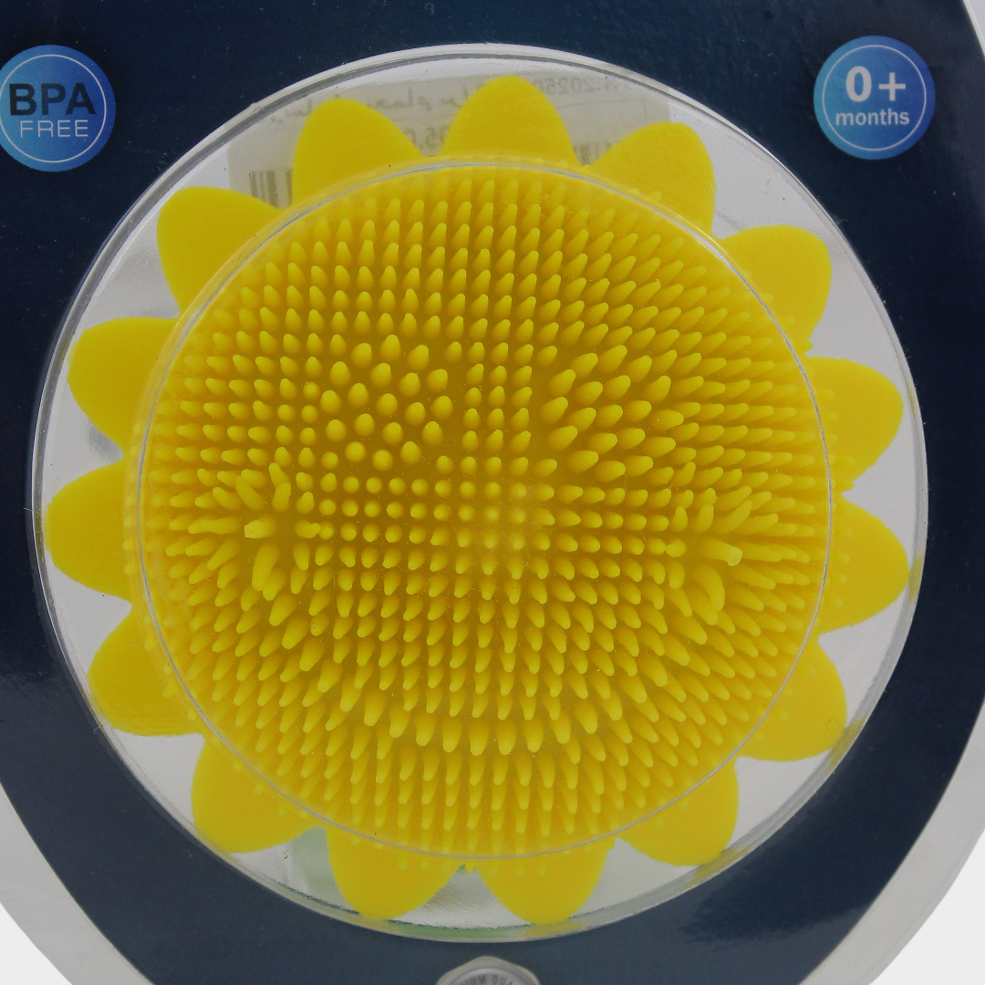True Gold Silicone Baby Bath Brush +0m – Yellow