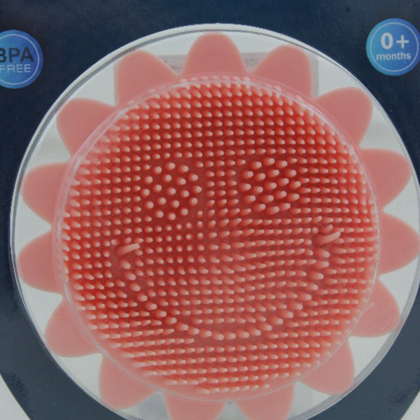 True Gold Silicone Baby Bath Brush +0m – Pink