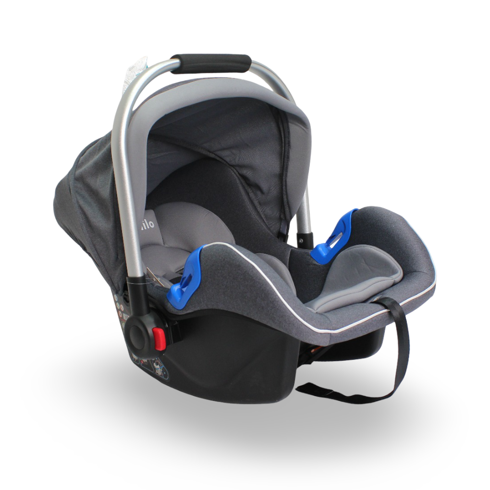 Kidilo Car Seat with Handle – Grey