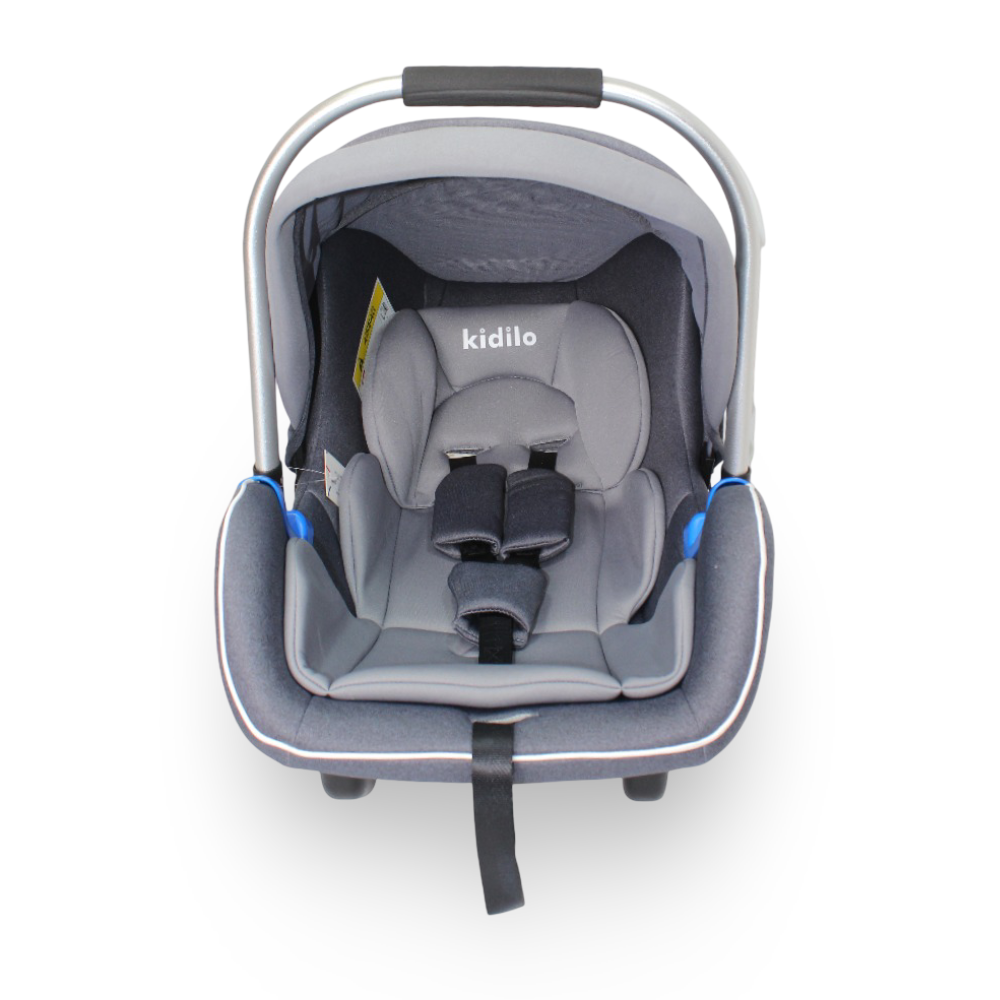 Kidilo Car Seat with Handle – Grey