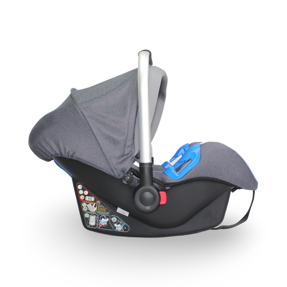Kidilo Car Seat with Handle – Grey