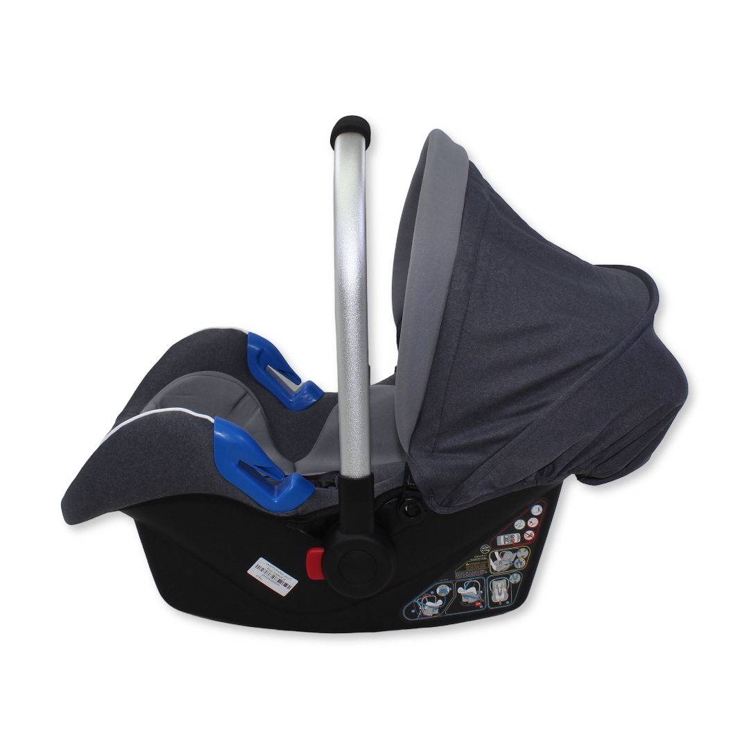 Kidilo Car Seat with Handle – Grey