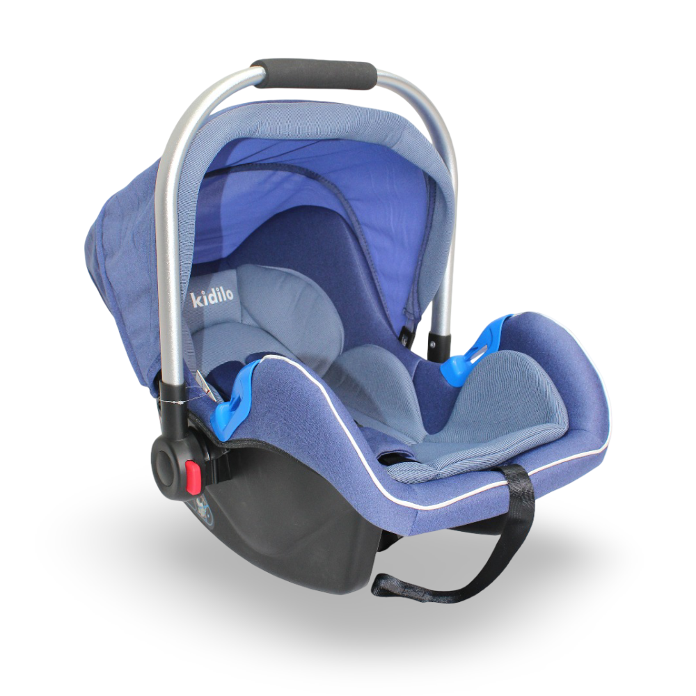 Kidilo Car Seat with Handle – Indigo ( G101 ) - Baby Essentials