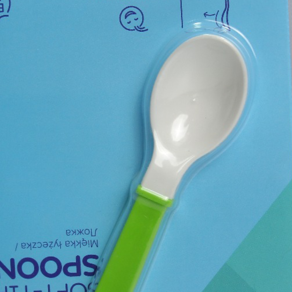 Canpol Babies Soft-Tip Feeding Spoon – Green