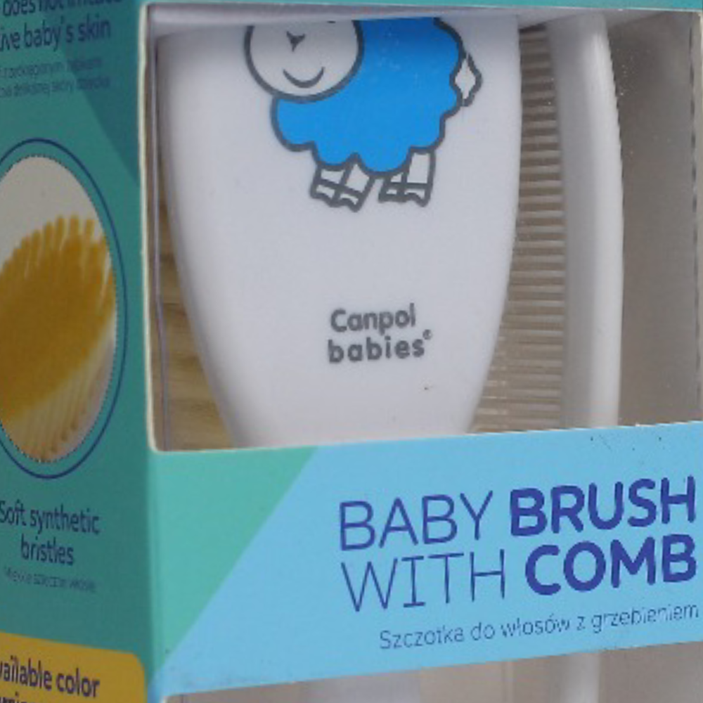 Canpol Babies Baby Brush and Comb Set – Blue