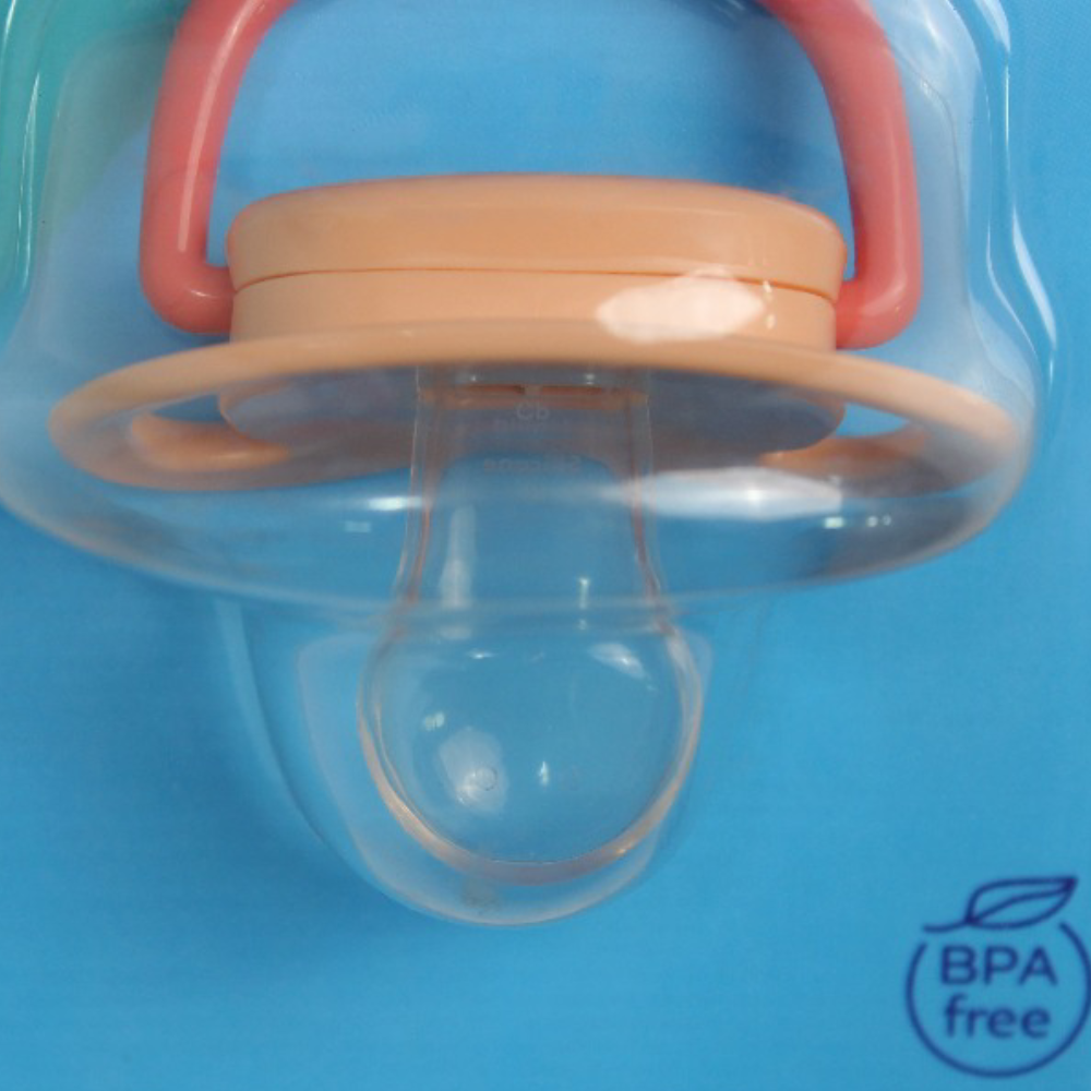 Canpol Babies Silicone Orthodontic Soother Salmon – (6-18 m)