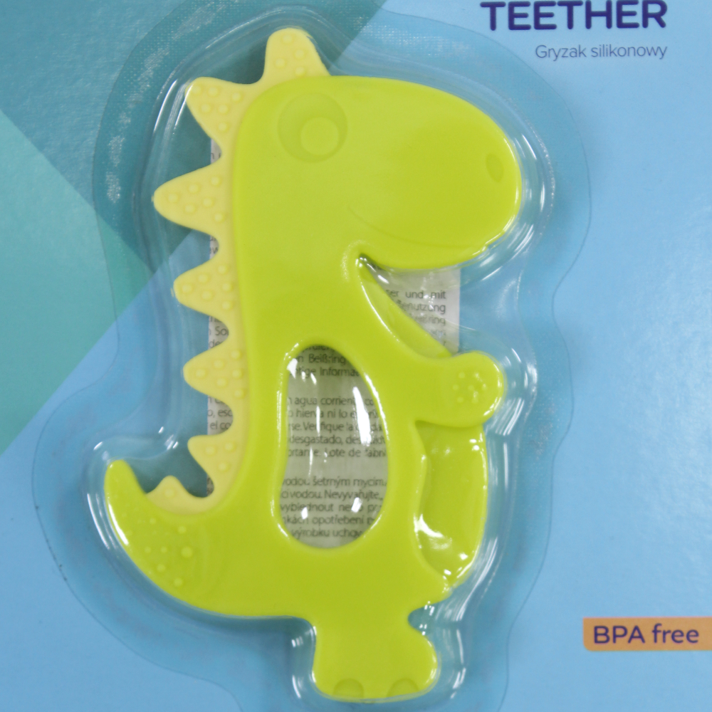 Canpol Babies Silicone Teether - Dinosaur Shape (3+ Months)