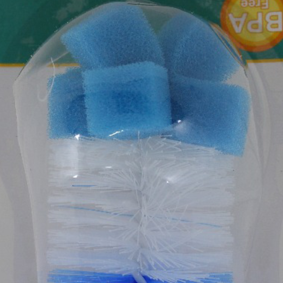 True Bottle & Nipple Cleaning Brush – Blue