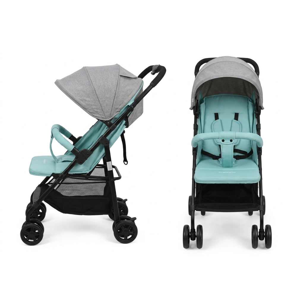 Baby Stroller with Protective Grey Canopy