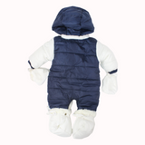 Unisex Fleeced Overall With Socks And Gloves