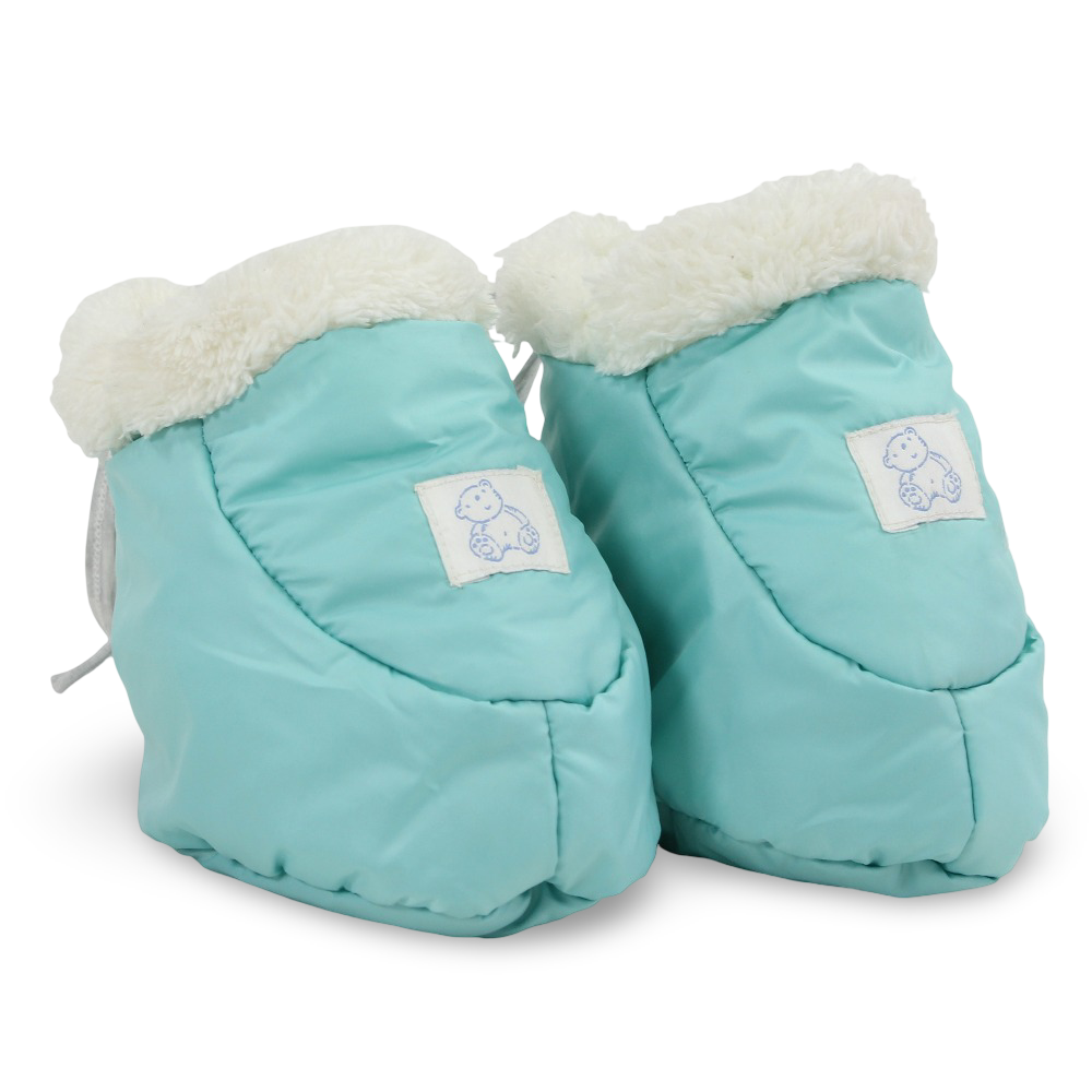 Unisex Baby Waterproof Footies – Aqua