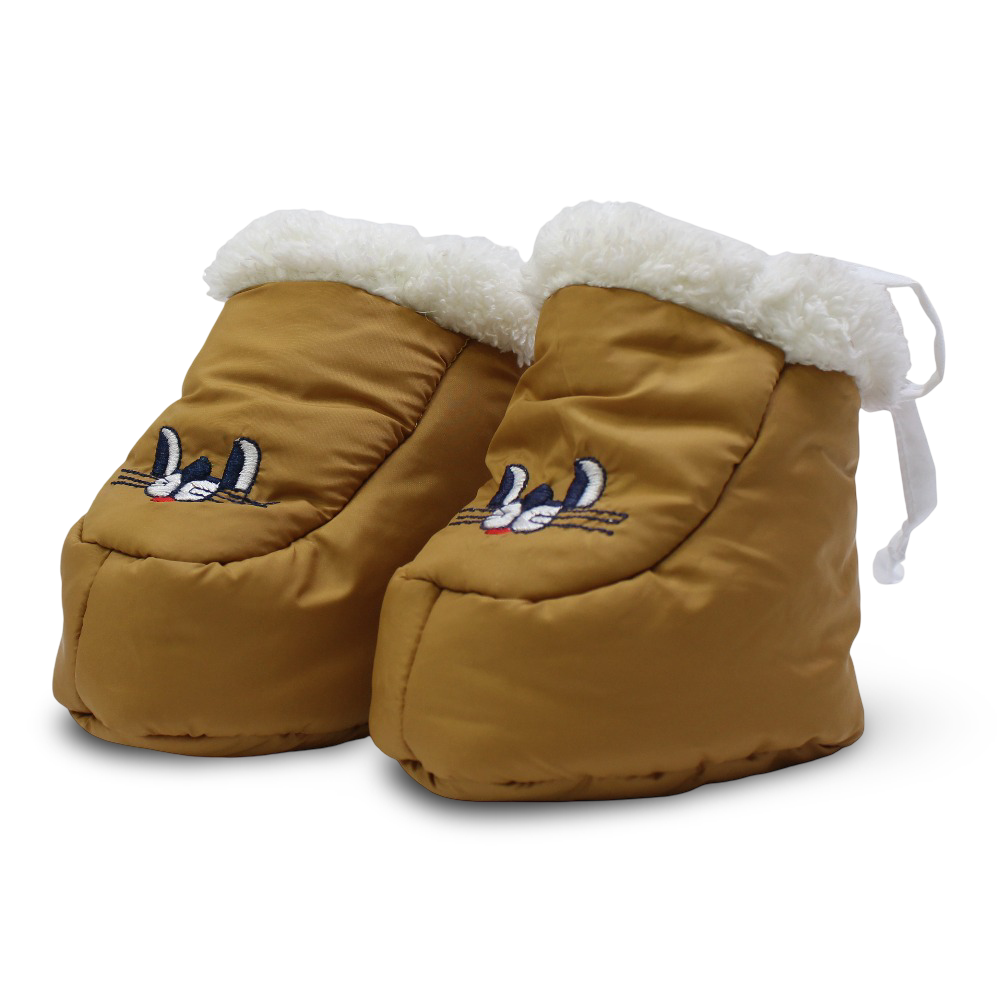 Unisex Baby Waterproof Footies - Yellow