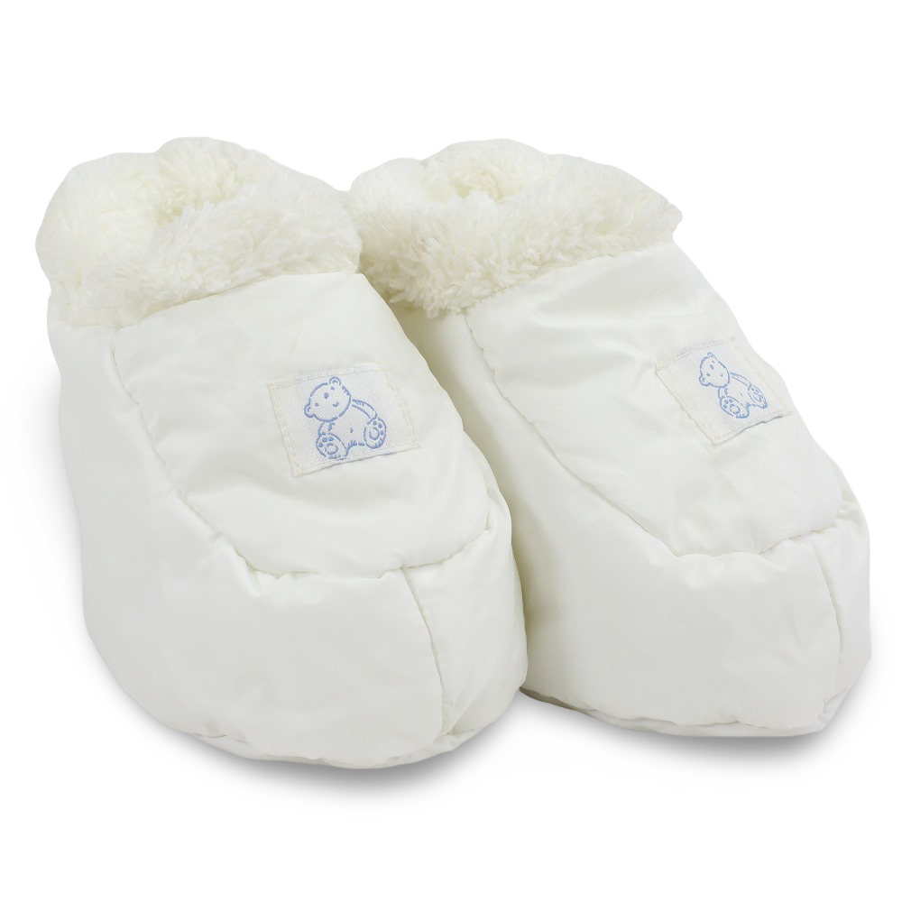 Unisex Baby Waterproof Footies – Off-White