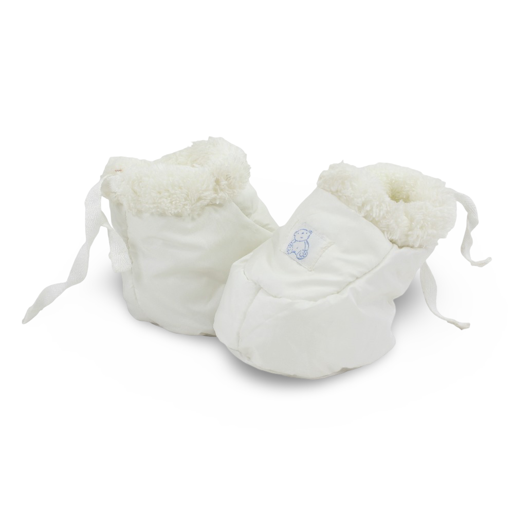 Unisex Baby Waterproof Footies – Off-White