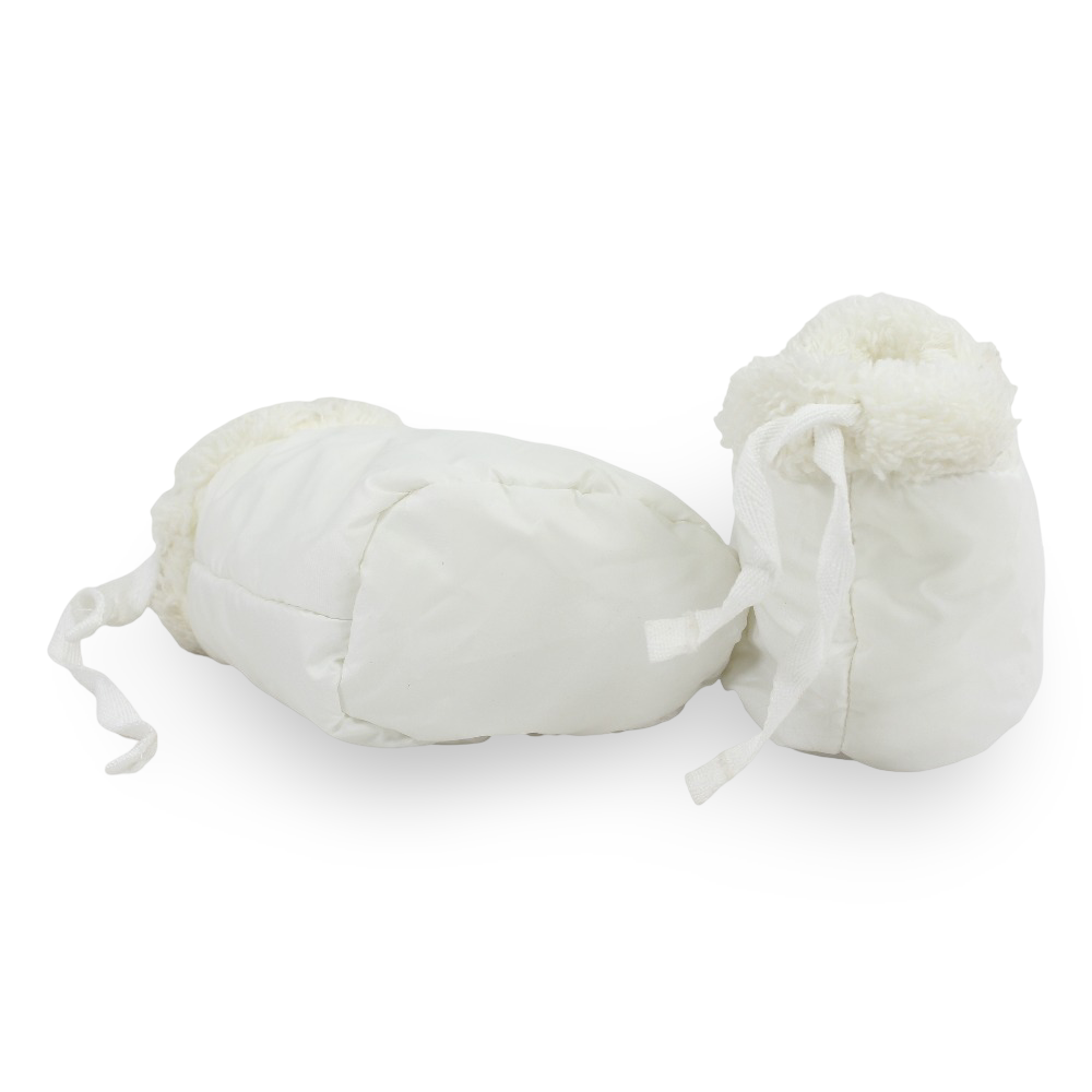 Unisex Baby Waterproof Footies – Off-White