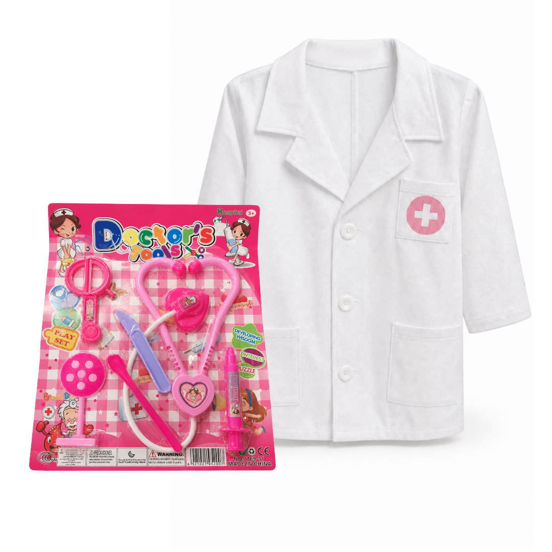 Doctor Girl Costume with Tools