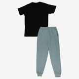 Boys Cotton Pajama Set – Motor-Riding Print