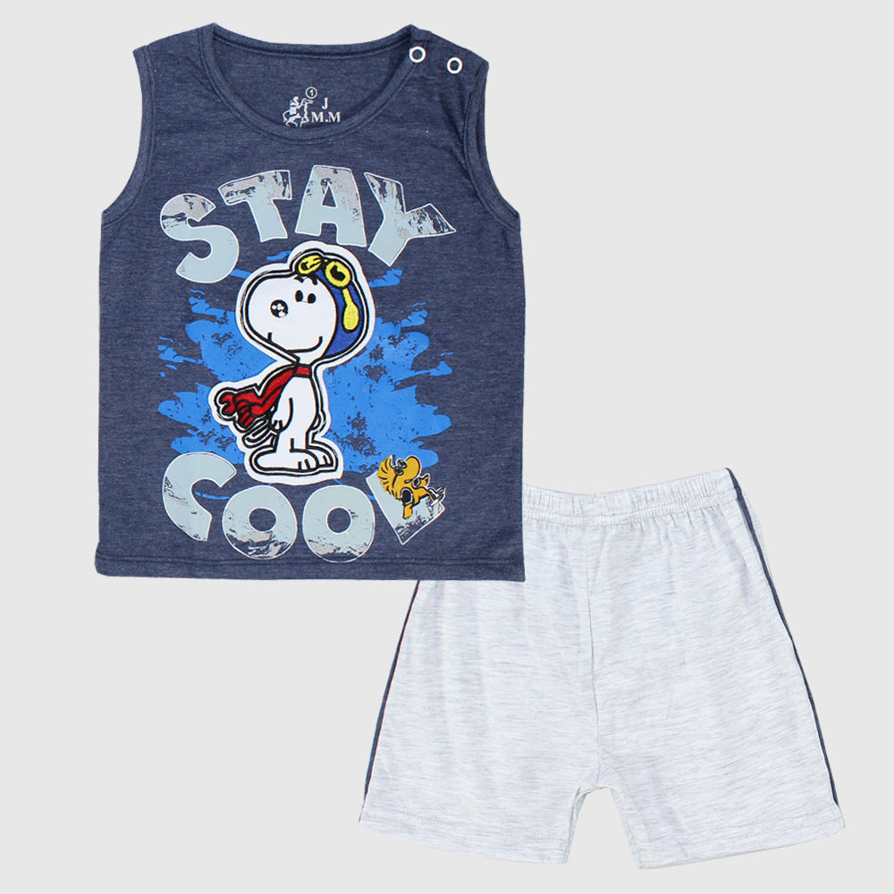 "Cool Snoopy" Sleeveless Pajama