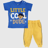 "Little Cool Dude" Short-Sleeved Pajama