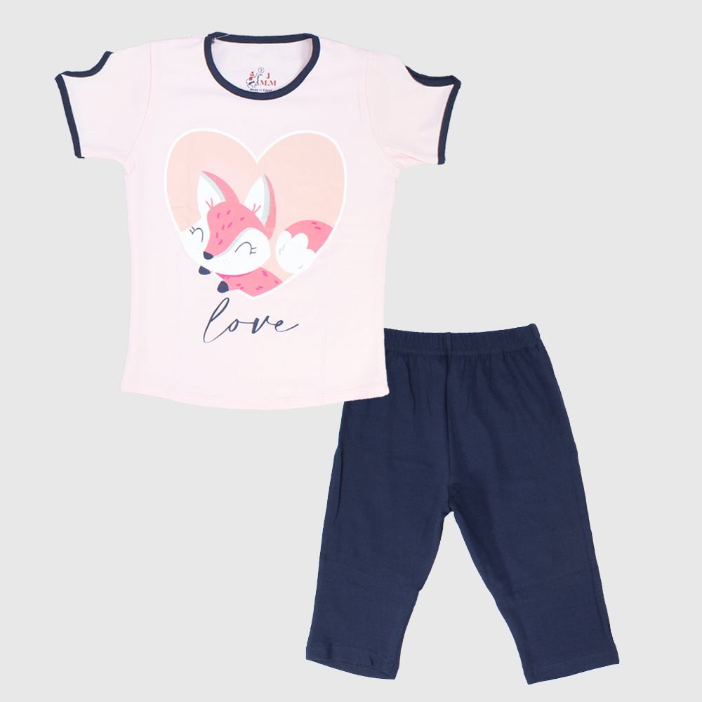 Lovely Fox Short-Sleeved Pajama