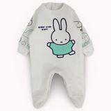 Cute Bunny Head Long-Sleeved Baby Footie