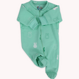 Cute Bunny Head Long-Sleeved Baby Footie