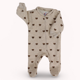 Little Bear Long-Sleeved Baby Footie