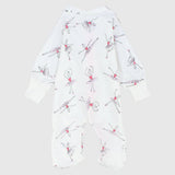 "Little Dancer" Long-Sleeved Baby Footie