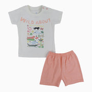 Baby Boys Cotton Pajama Set – – Wild Jungle Print