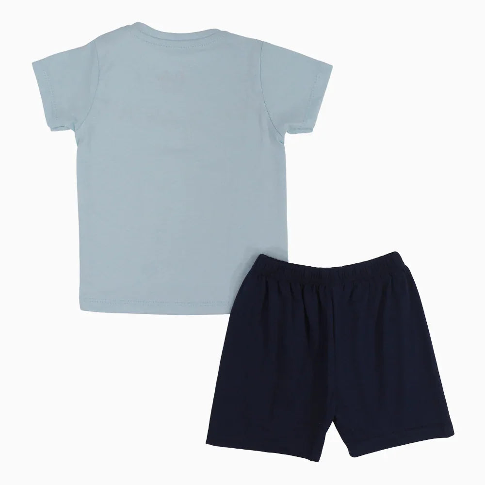Baby Boys Cotton Pajama Set – – Wild Jungle Print