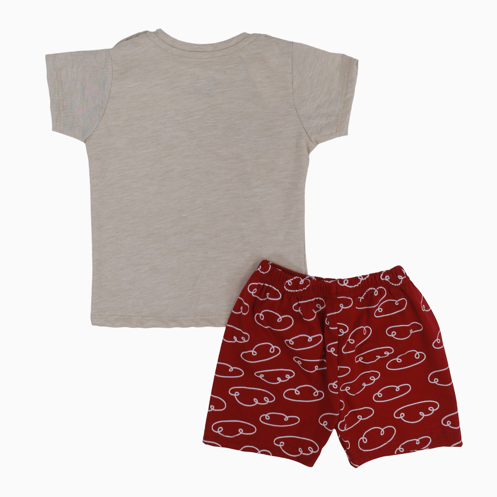 Baby Boys Cotton Pajama Set - Explorer Print