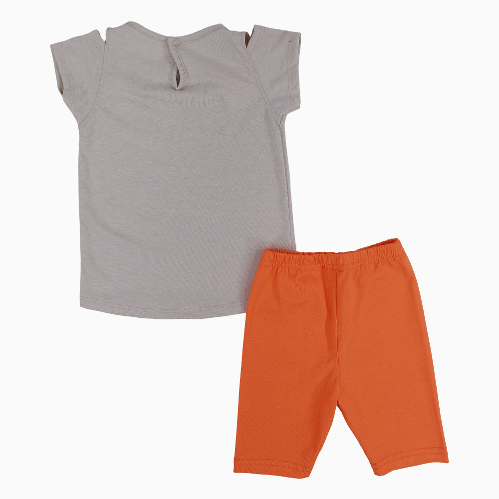Baby Girls Cotton Pajama Set - Dumbo Print
