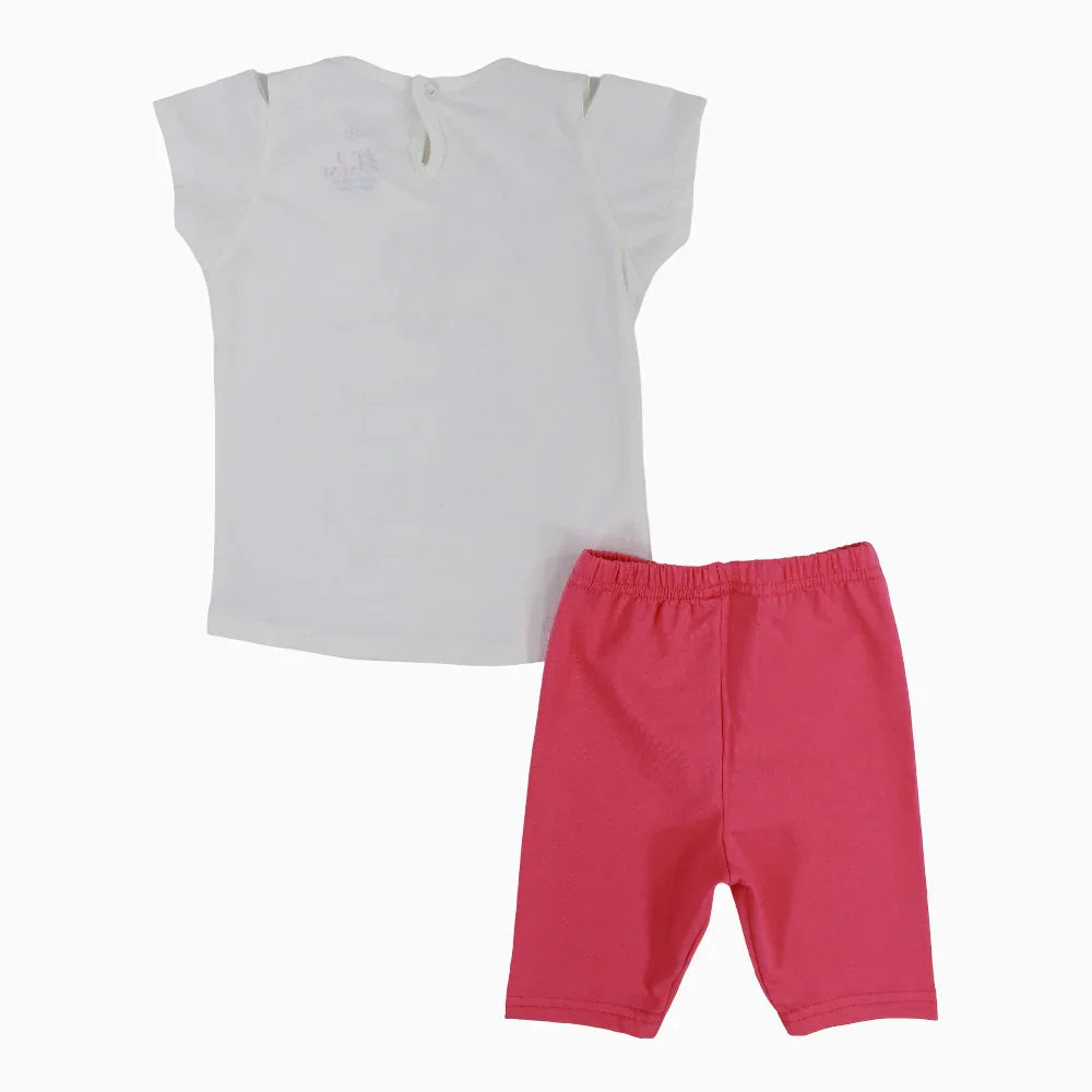 Baby Girls Cotton Pajama Set - Dumbo Print