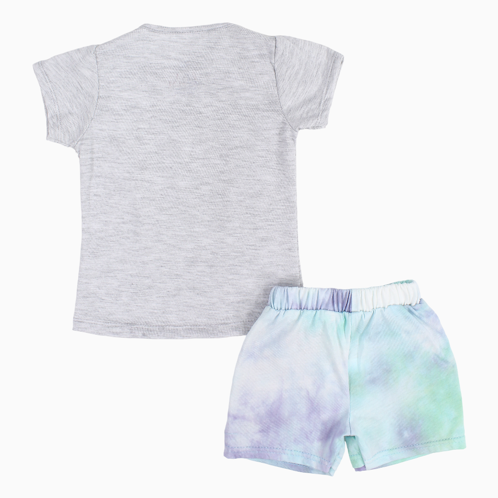 Baby Girls Cotton Pajama Set – "Four Bears" Design