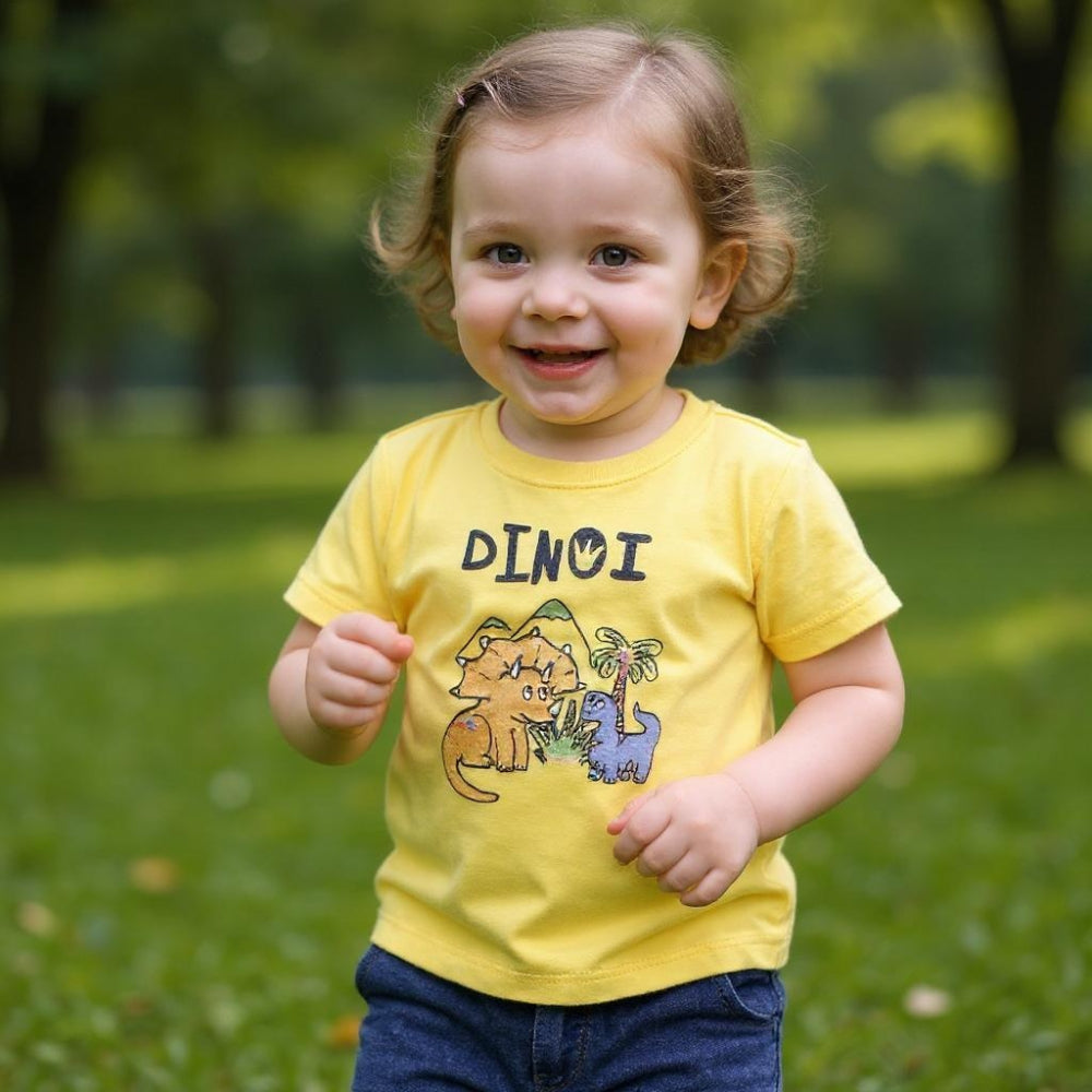 Baby Boys Cotton Pajama Set – Dinosaur Design