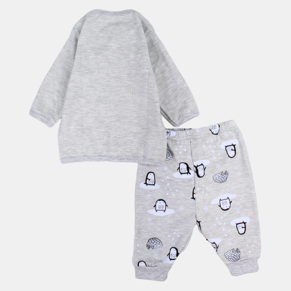 Pinguin Baby Boys' Cotton Pajama Set