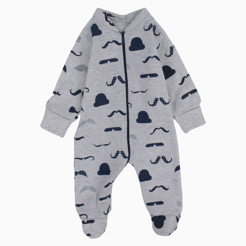 Baby Boys Cotton Baby Footie – Daddy's Little Man