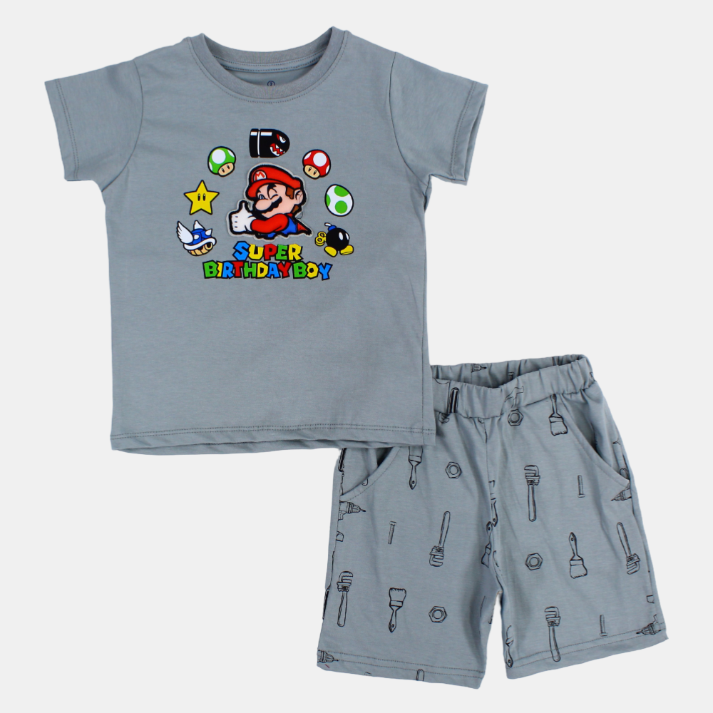 Super Mario Kids Boys Pajama Set