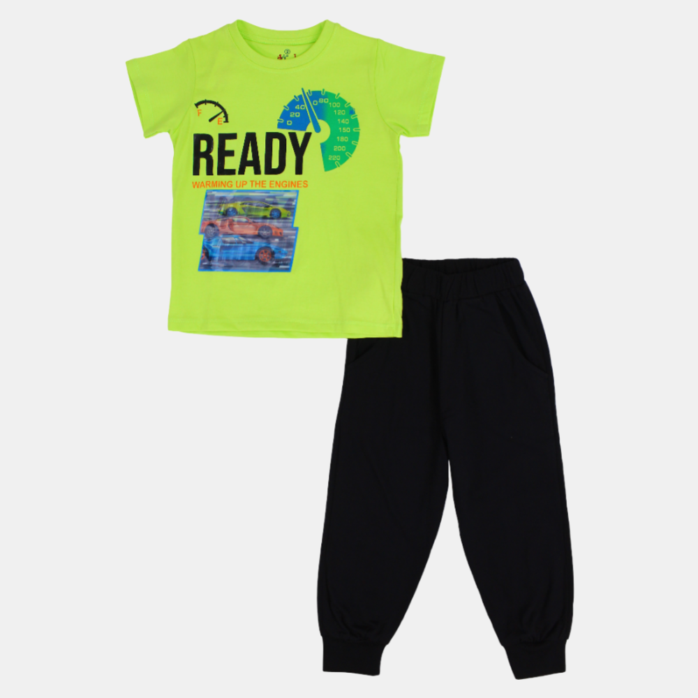 Racing Cars Boys Pajama Set