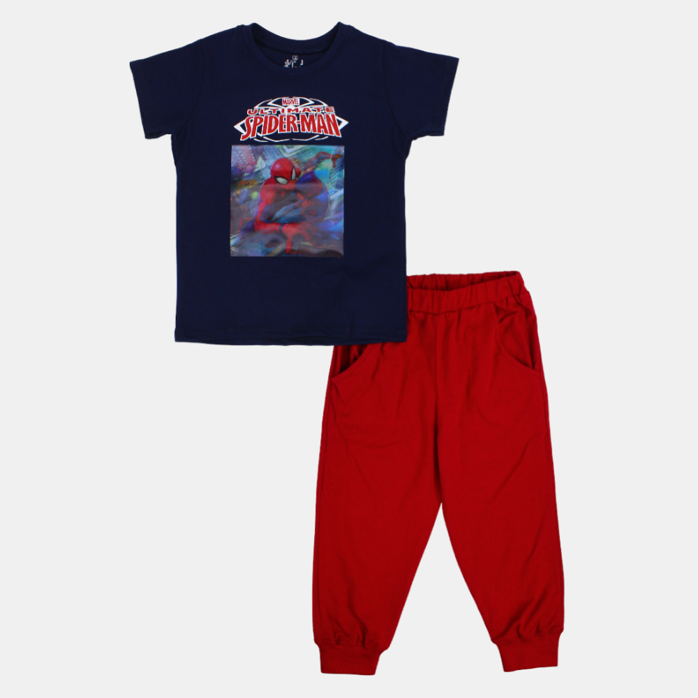 Ultimate Spiderman Boys Pajama Set