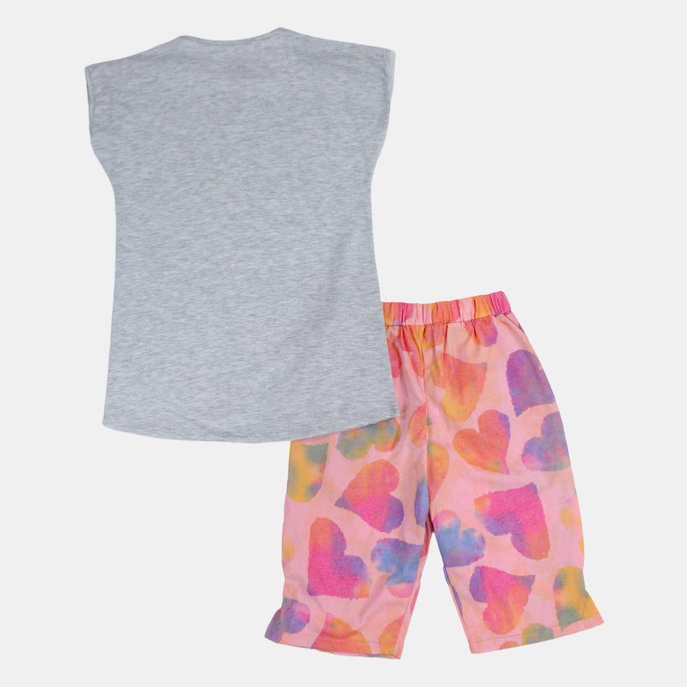 Pretty Girls Cotton Sleeveless Pajama Set