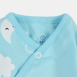 Baby Girls Summer Baby Footie – Cloud & Rainbow