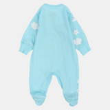 Baby Girls Summer Baby Footie – Cloud & Rainbow